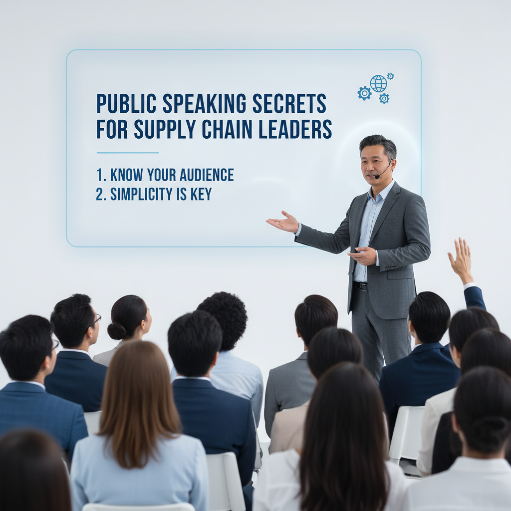 Public Speaking Secrets for Supply Chain Leaders